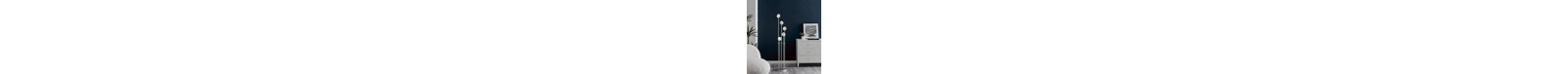 Bubbling Glow Integrated Led Chrome Floor Lamp