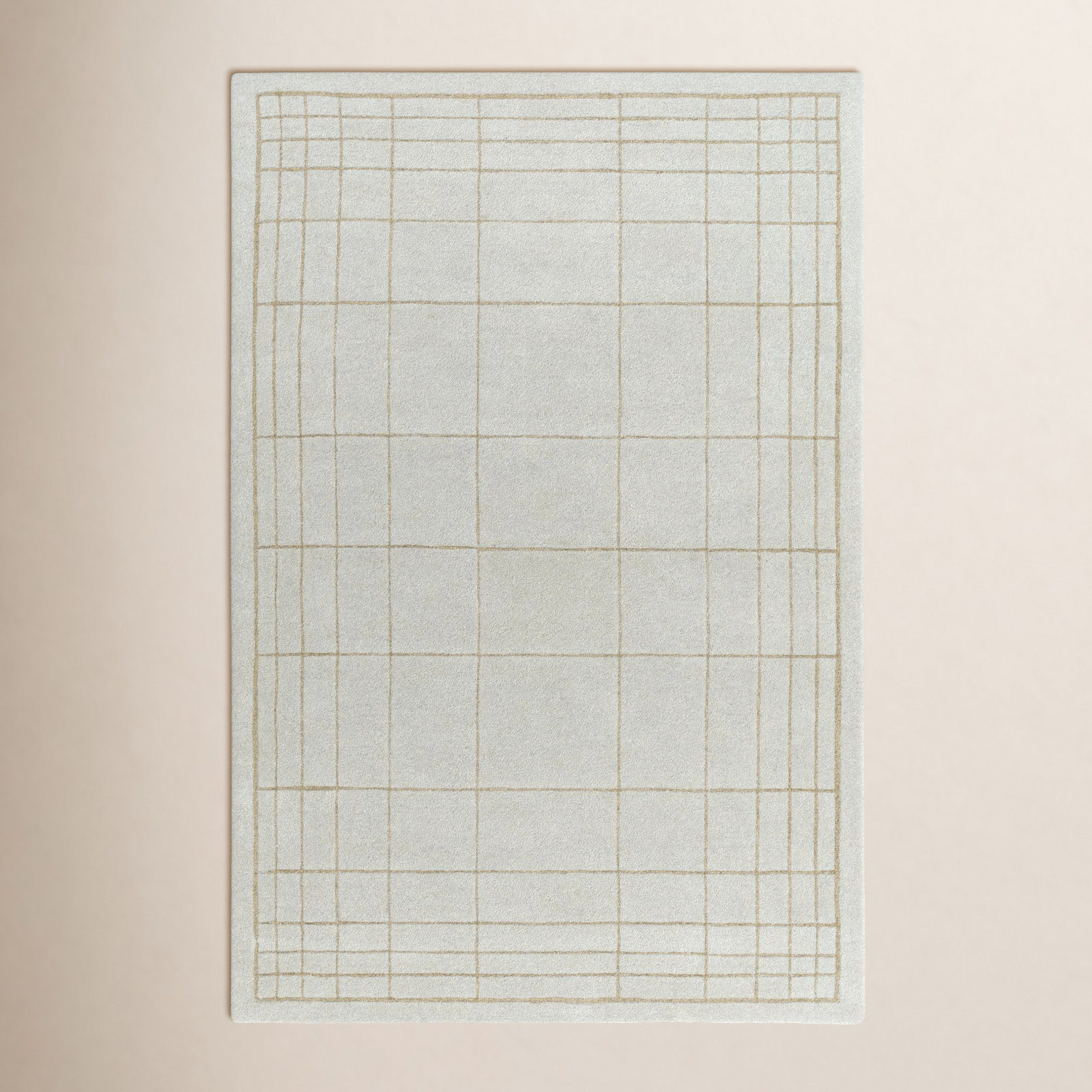 Mallory Hand-Woven Gray Rug, Rectangle 2' x 3'