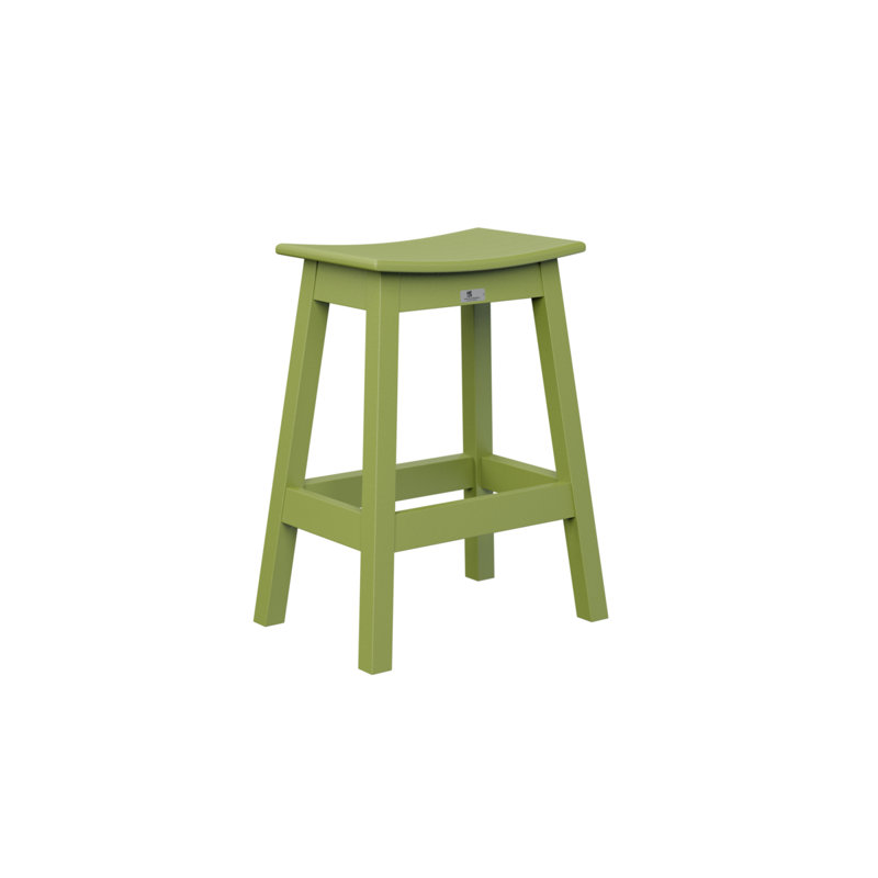 Tabouret de comptoir berlinois Berlin, Vert kiwi, 24.75"