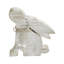Lapin assis en bois Bunny Hop avec perle 8 x 7,5 x 1,5