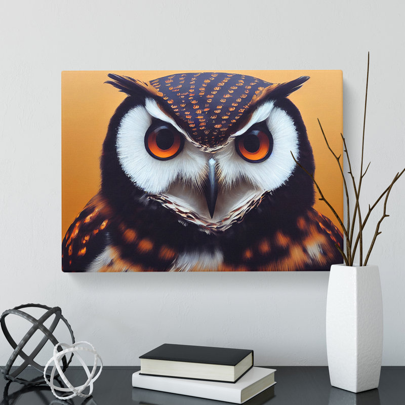 The Epic Owl - Wrapped Canvas, 50cm H x 76cm W x 3cm D