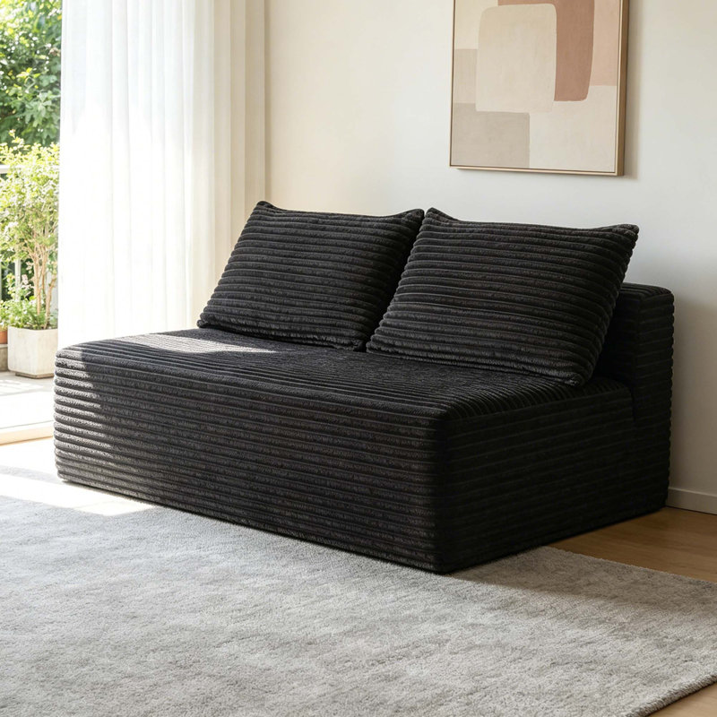 Canapé modulaire Cloud avec méridienne double et assise profonde
