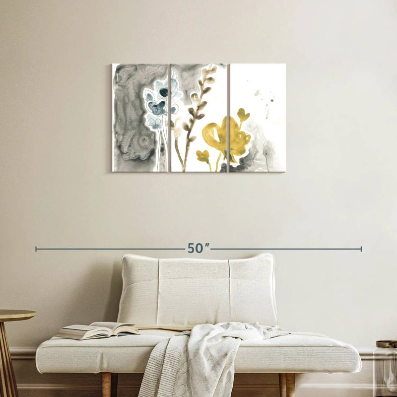 Harnek Navy Garden Inspiration II, 20" H x 33" W