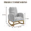 Solid Wood Rocking Chair-444892883
