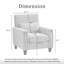 Fauteuil d'appoint 32,5 po-1296961717