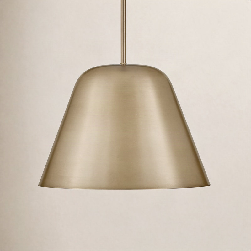 Cayson 1 - Light Lacquered Brass Pendant, Lacquered Brass, Lacquered Brass