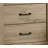 Elettra 22"W Light Oak Finish 2-Drawer Nightstand Bedside Table With USB Charging  Ports-697010579
