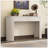 Modern 54" Console Table With Oval Top And 2 Drawers-1534949315