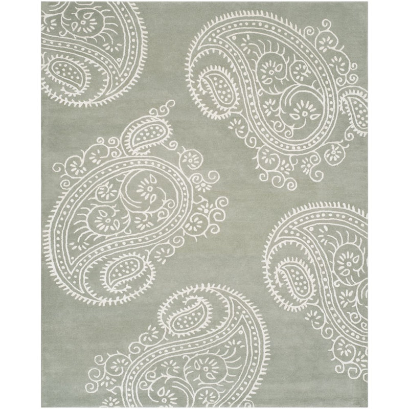 Tapis en laine touffeté à la main Bella, Rectangle 2 pi 6 po x 4 pi