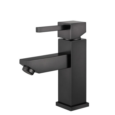 Single-Hole Bathroom Faucet with Drain Assembly