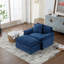 Ensemble de fauteuil d'appoint moderne avec repose-pieds en chenille moderne
