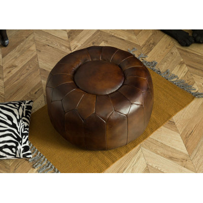 CHESTERFIELD Solid Wood Accent Stool