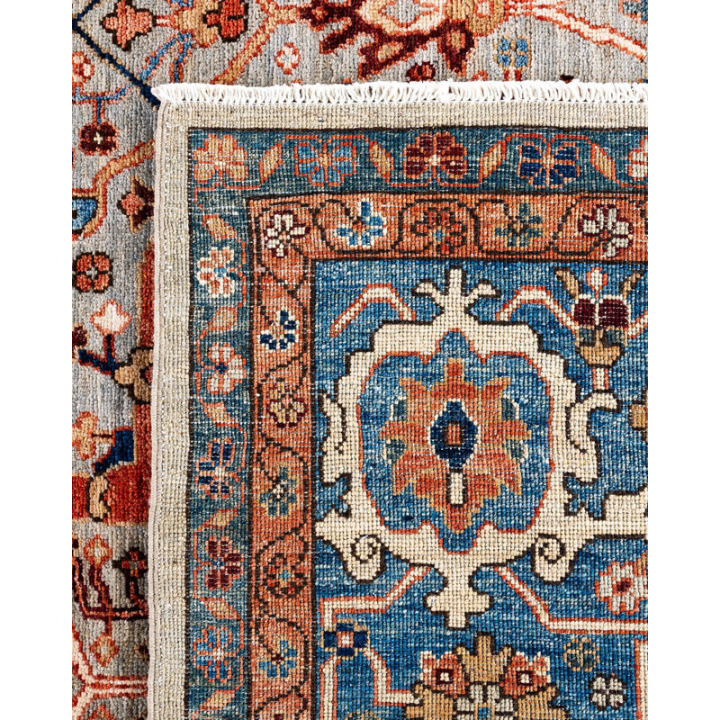Serapi One-of-a-Kind Rectangle 9' X 11'8" Hand Knotted Area Rug