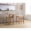 Tabouret de comptoir rembourré Alayha-845734064