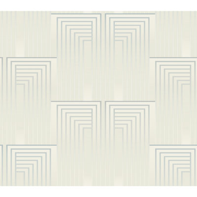 Geometric Metallic Wallpaper Roll by Candice Olson