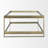 Trey Glass Top Single Coffee Table-78687397