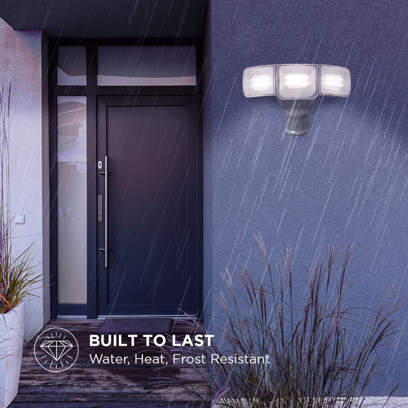 40-Watt LED Dusk to Dawn Outdoor Security Flood Light with Motion Sensor