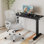 Ensemble de bureau et de chaise Modern Home Office, bureau debout réglable et chaise en filet ergonomique pour un confort maximal