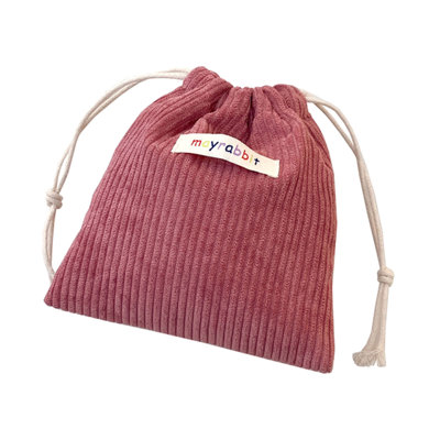 Sac à dos sac de rangement en velours côtelé élastique