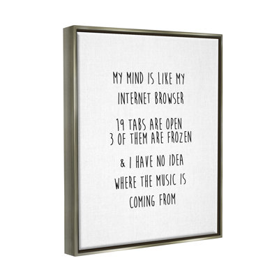 «Mind Like Internet Navigator» par J. Weiss, impression