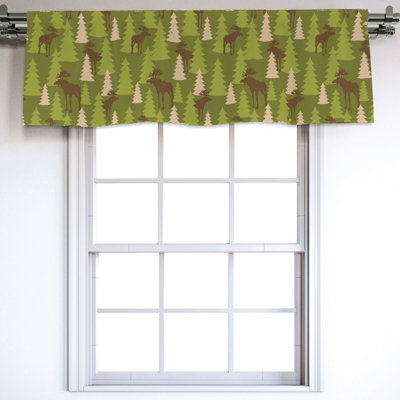 Sateen Ruffled Window Valance