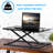 Adjustable Metal Base Standing Desk Converter