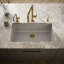 IronTones 33" L x 19" W Dual Mount Kitchen Sink-101828972