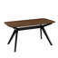 Wood Dining Table ,Walnut+Black
