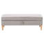 Banc de rangement à couvercle rabattable rembourré-1062176318