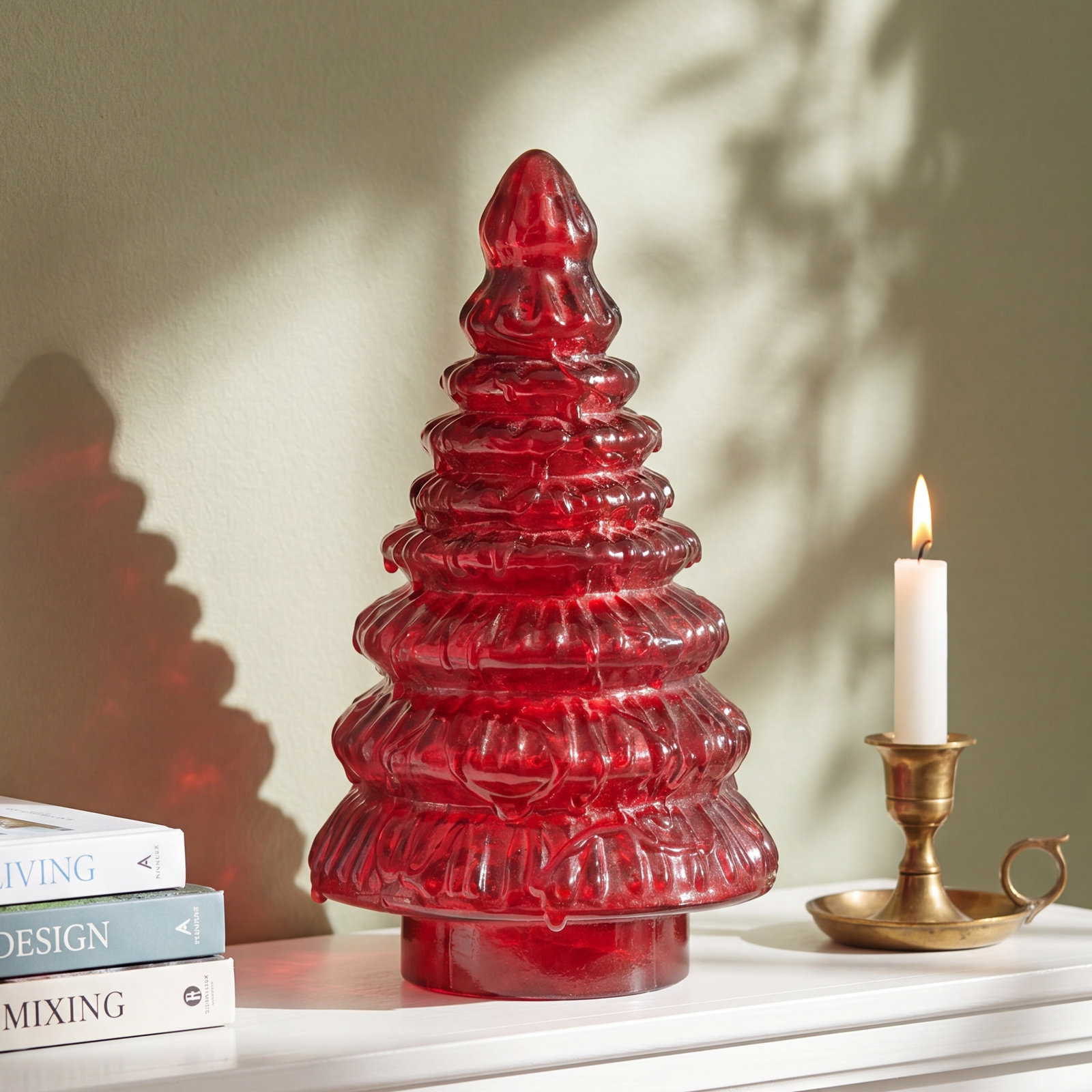 Embossed Tabletop Christmas Tree