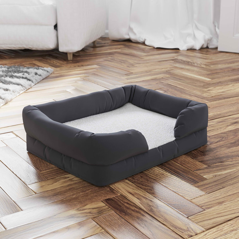 Housse pour chien en mousse à mémoire de forme orthopédique Abe - Housse amovible et lavable
