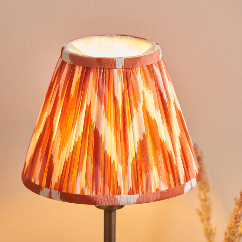 Rory Table Lamp 16cm Shade, Orange