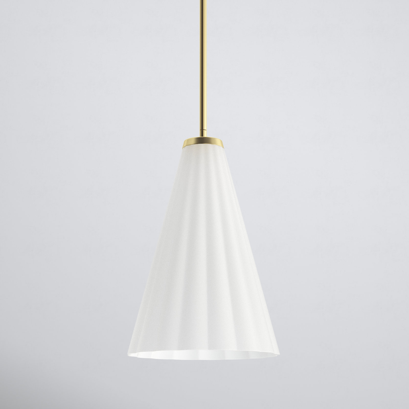 Keili 1 - Light Bell Cone Pendant, Gold