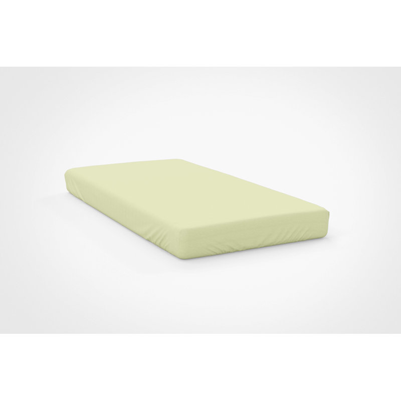 200 TC 50/50 Percale Polycotton Percale Fitted Sheet, Double (4'6), Olive