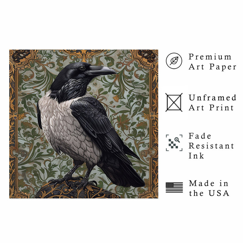 Animaux, animaux, William Morris, H 24 po x l 24 po