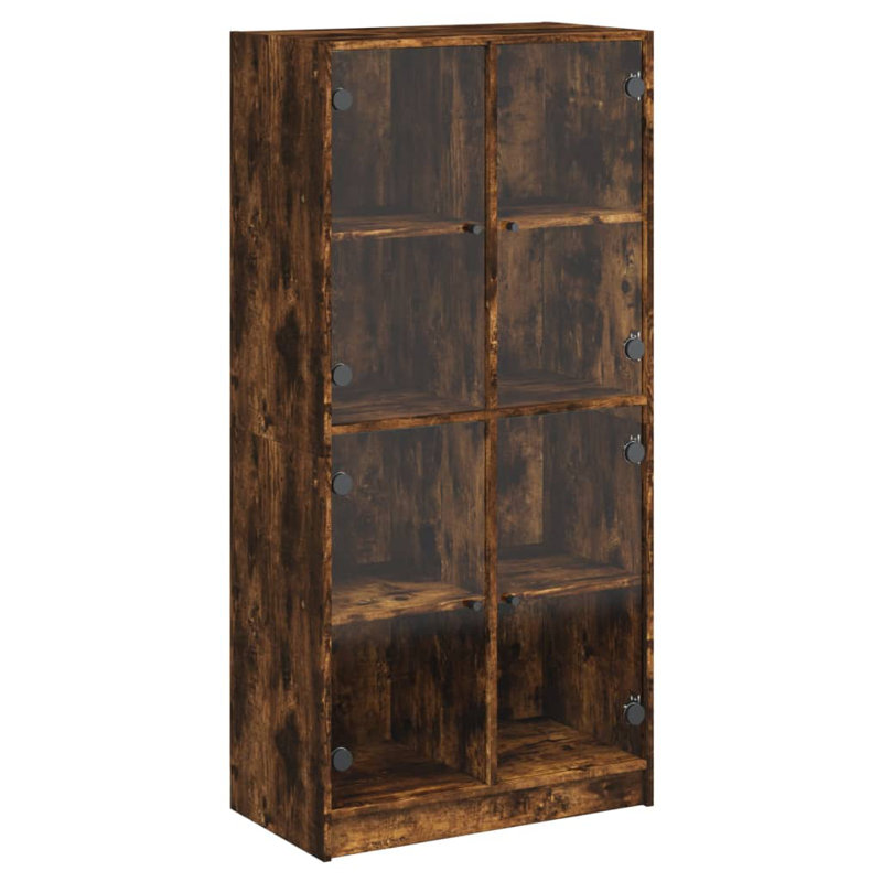 Orane China Cabinet, Smoked Oak