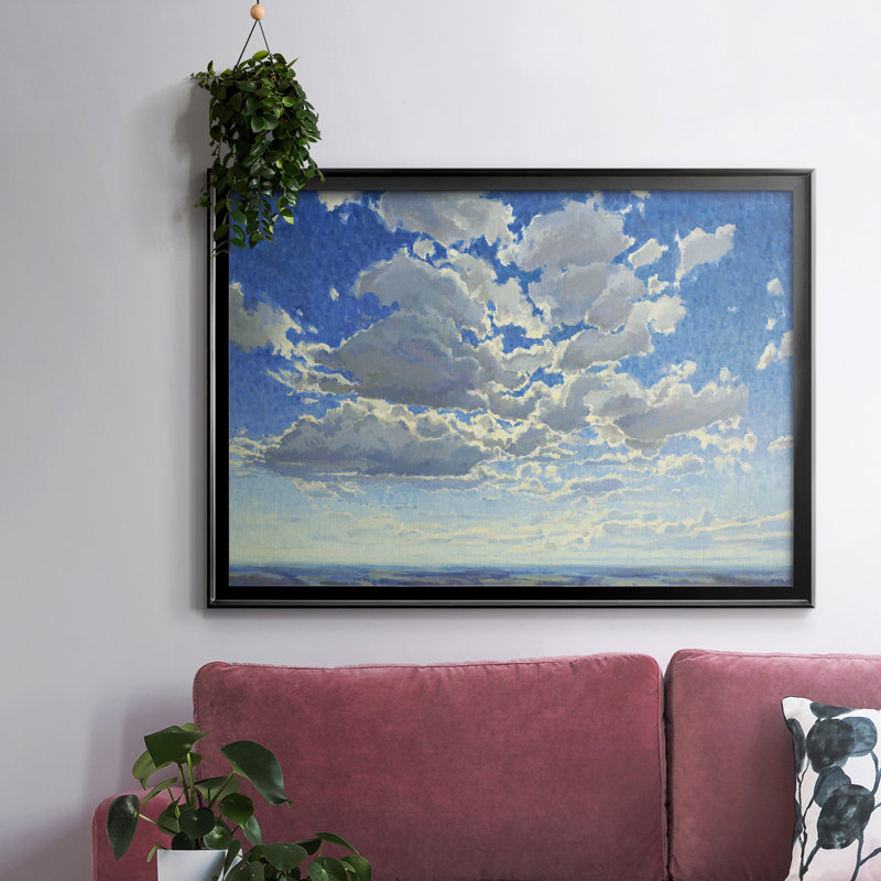 Cloudscape, reproduction d'art sur toile, H 26 po x l 38 po x P 1,5 po, Noir