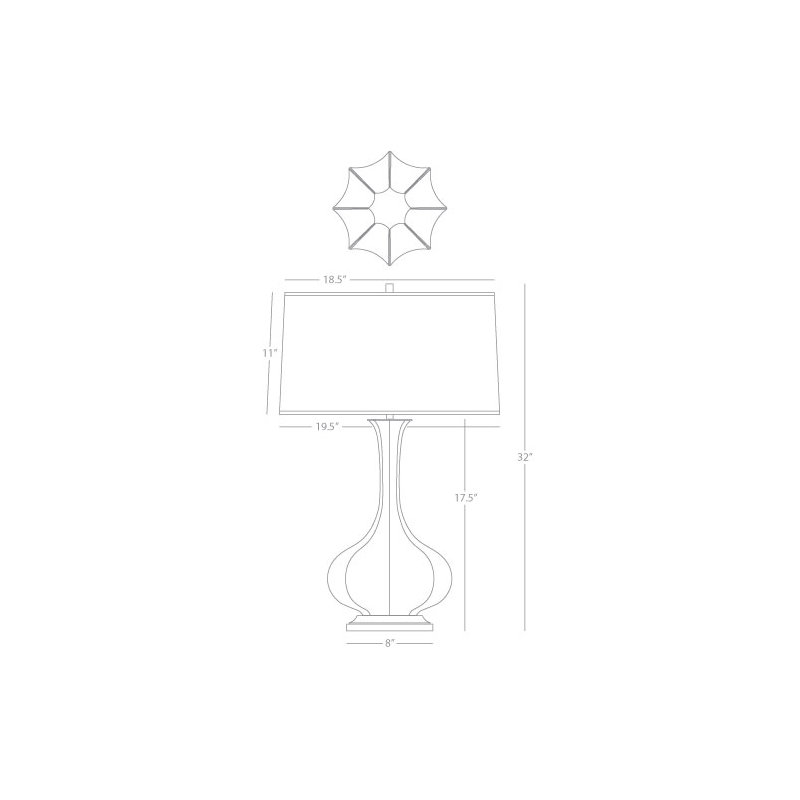 Pike Table Lamp, Jungle
