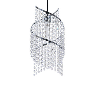 Goddard 1 - Light Chrome Crystal Pendant