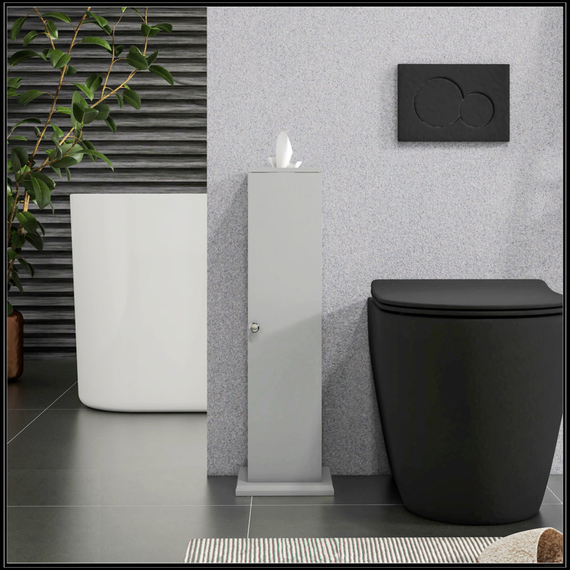 Armoire à papier hygiénique, Gris