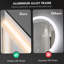 Miroir de salle de bain à DEL avec lumières, miroir à DEL rétroéclairé pour salle de bain avec antibuée, mémoire et température de couleur infinie, miroir de meuble-lavabo mural à intensité variable, placement horizontal / vertical-2027122480