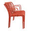 Badi Stackable Outdoor Patio Dining Armchair-726881096