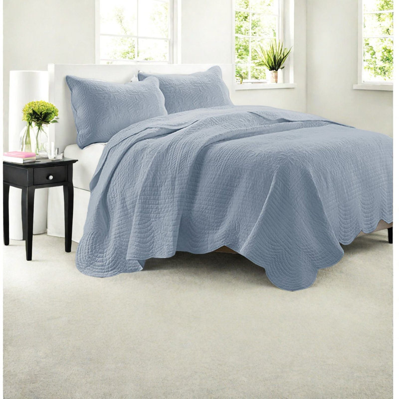 Elegant Reversible Bedding Set, Microfiber Comfort, Farmhouse Style