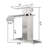 Stainless Steel Bathroom Faucet Featuring Waterfall Spout And Single Handle Operation Modern With Design-124241924