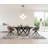 Extendable Metal Base Dining Table