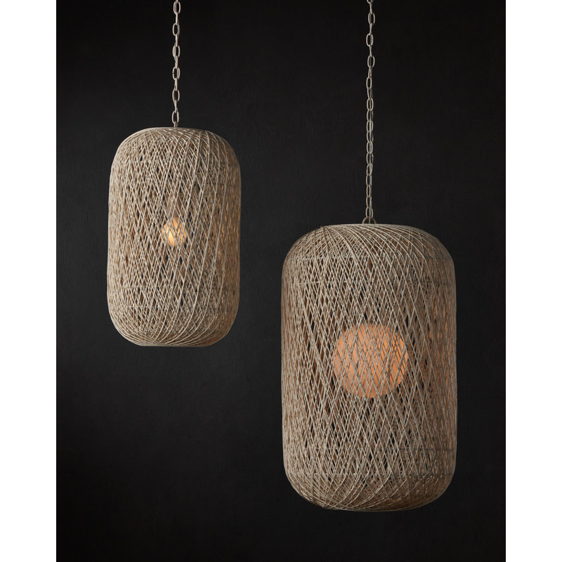 Cocoon Medium Pendant, 34.5" H x 21" W