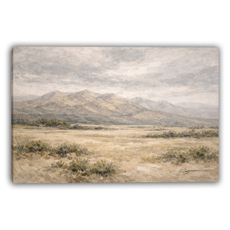 «Still Prairie», art mural sur toile tendue, L 40 po x H 30 po x P 1,5 po