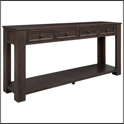 Versatile Console Table with Drawers and Shelf for Stylish Home Decor and Efficient Storage