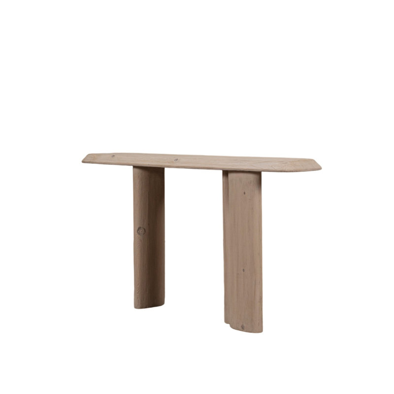 14 in. Solid Wood Console Table