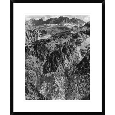 North Palisades from Windy Point, Kings River Canyon, Proposed as a National Park, California, 1936 by Ansel Adams - Picture Frame Photograph Print on -  Vault W Artwork, 288BEAC2B8154ED5B3B7F189C2775E1F